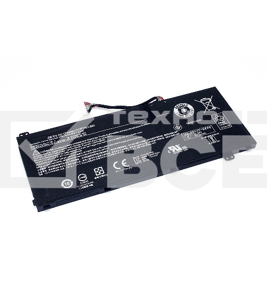 Аккумуляторная батарея для ноутбука Acer Spin 3 SP314-52 11.55V 5360mAh черный