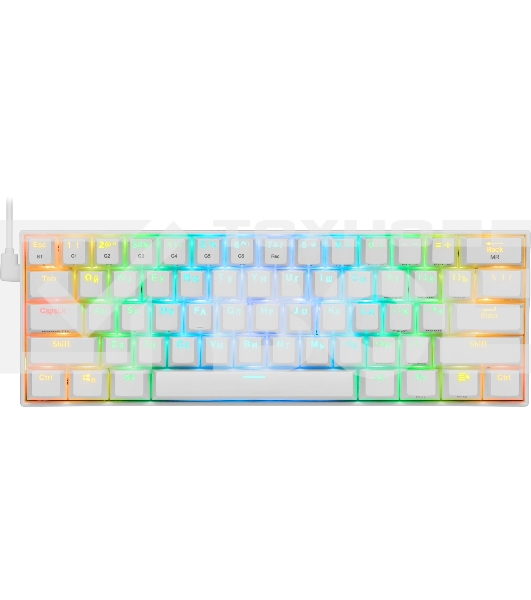 Беспроводная клавиатура Defender DRACONIC RU WHITE