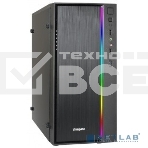 Корпус Minitower ExeGate mEVO-9301 Black-RGB light, ATX, <500NPX>, 2*USB+1*USB3.0, HD Audio, фото3
