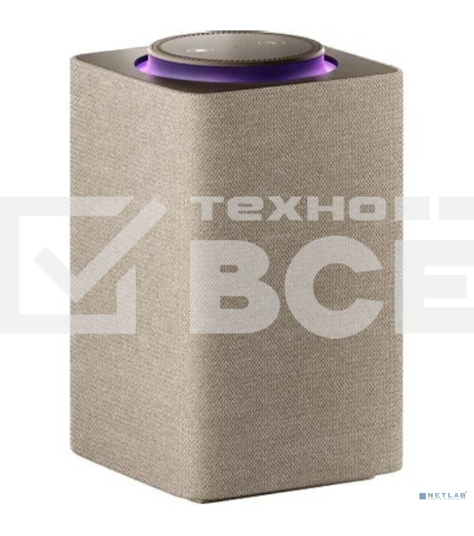 Умная колонка Яндекс Станция Макс, Zigbee, 65Вт, с голосовым ассистентом Алиса на YaGPT, бежевый