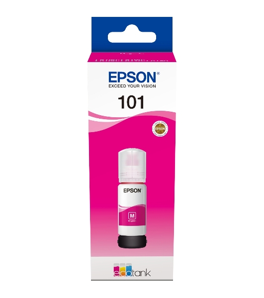 Чернила Epson L101 C13T03V34A пурпурный (70 мл) для Epson L4150/L4160/L6160/L6170/L6190