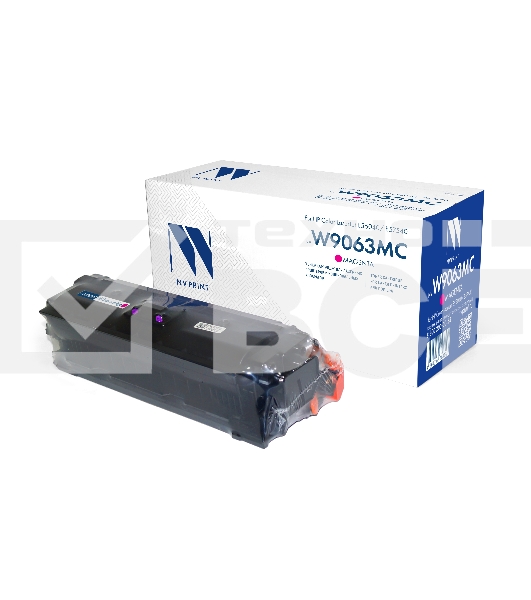 Картридж лазерный NVP совместимый NV-W9063MC Magenta для HP Color LaserJet E55040/ E57540 (12200k)