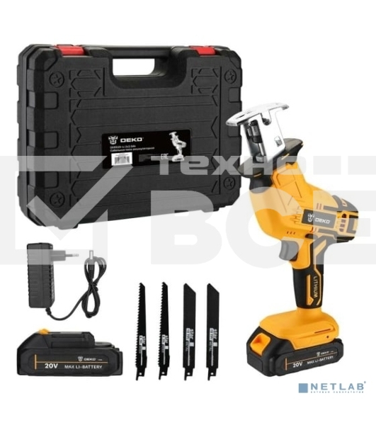 Сабельная пила Deko DKRS20-Li аккум. 2600ход/мин (063-4311)