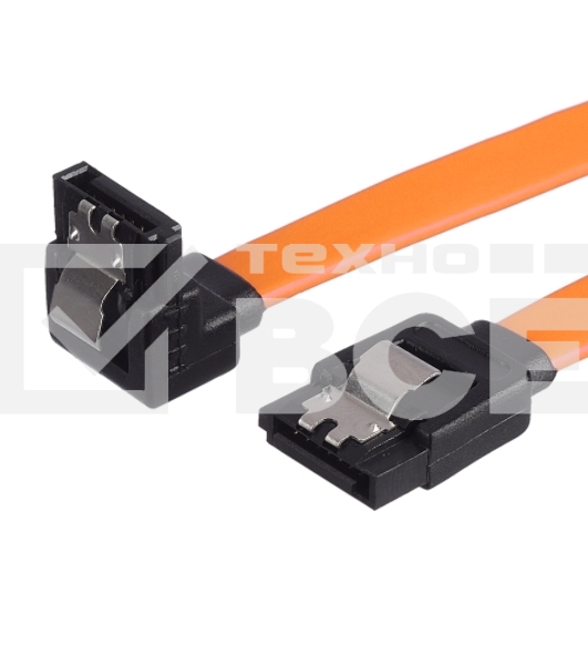 Кабель а/в GOPOWER Длина 0.5 м Разъёмы SATA (m)-SATA (m) Цвет черный / оранжевый 00-00029042