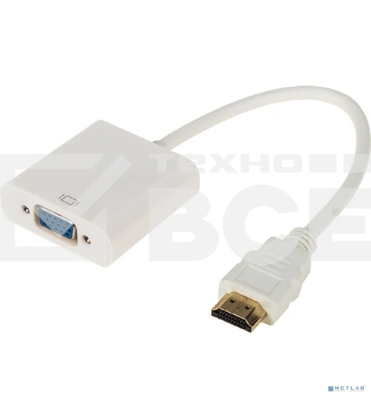 Переходник Rexant шт. HDMI - гн. VGA (провод) + 3. 5 mm Аудио с питанием