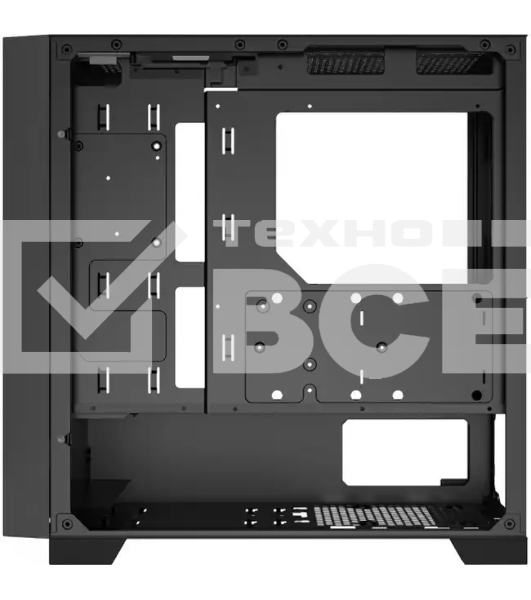 Компьютерный корпус без блока питания PCCooler C3D310 BK ARGB, Mini-Tower, TG, Mesh, 2x120mm ARGB, 2xUSB-A 3.0, mATX, mITX Black