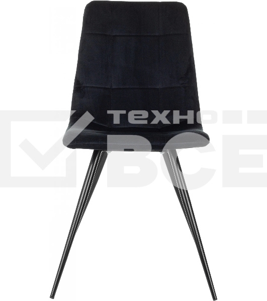 Стул для дома Бюрократ CH-K1_4 комплект 4 шт черный Holland 75 металл черный на ножках (CH-K1_1/HL75_4)