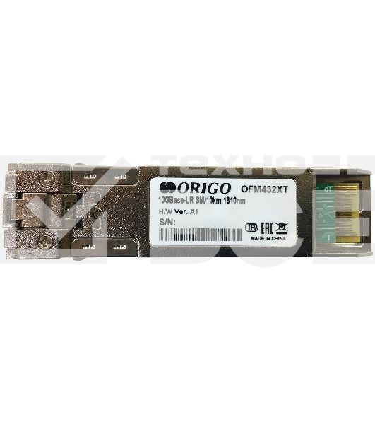 Трансивер ORIGO OFM432XT SFP+ Transceiver, 10Gbase-LR, Duplex LC, 1310nm, Single-mode, 10KM