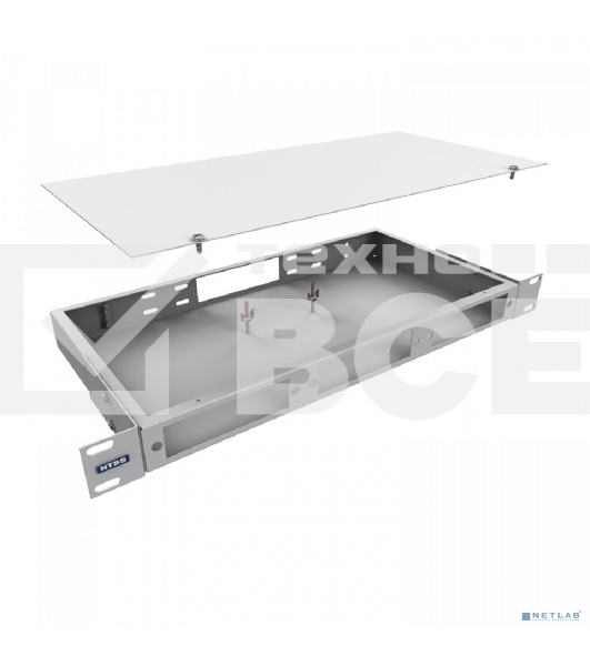 Кросс NTSS оптический 19'' укомплектованный 1U, 8 портов SC/UPC, 9/125 мкм (планки, сплайс-кассета, пигтейлы, КДЗС, адаптеры) серый RAL 7035 NTSS-RFOB-1U-8-SC/U-9-SP1.5G1AY