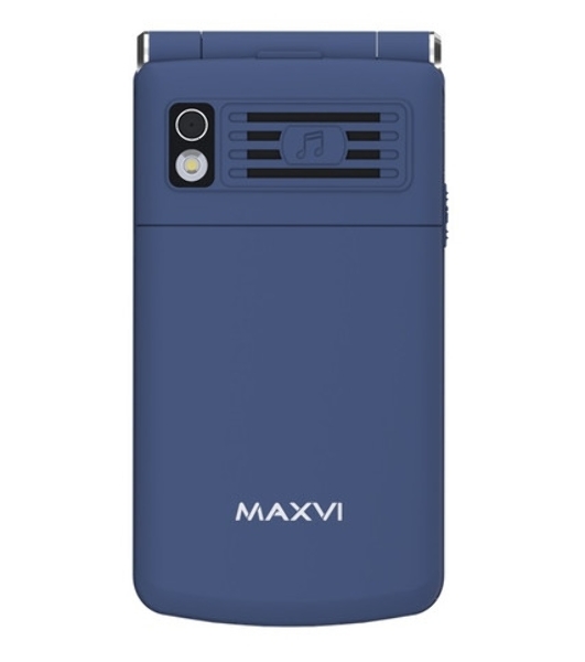 Мобильный телефон Maxvi E11 синий/серебристый