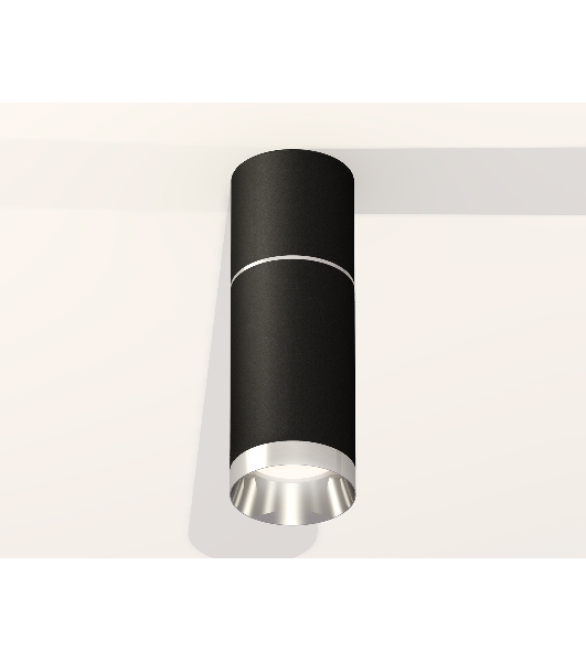 Светильник Ambrella Light XS6323060 SBK/PSL черный песок/серебро полированное MR16 GU5.3 (C6302, A2060, C6323, N6132)