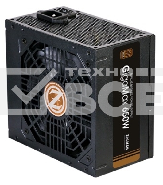 Блок питания Zalman ZM650-GVII, 650Вт, 80 PLUS Bronze. 120vv. черный