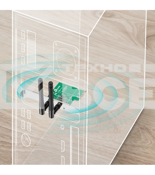 Сетевой адаптер TP-Link SOHO TL-WN881ND Адаптер 300Mbps Wireless N PCI