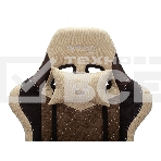 Кресло игровое Бюрократ VIKING 7 KNIGHT BR FABRIC коричневый текстиль/эко.кожа крестовина металл/пластик, фото15