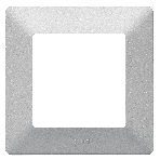 Рамка 'Алюминий'. 1-постовая универсальная Valena LIFE, фото2