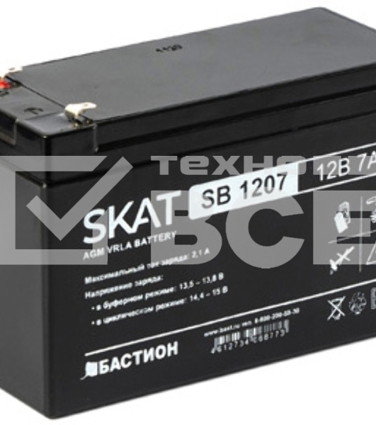 Батарея SKAT SB 1207 (12V 7Ah)