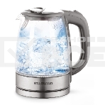 Чайник электрический Starwind SKG2315 1.7л. 2200Вт серый/серебристый (корпус: стекло), фото2