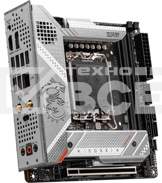Материнская плата MSI MPG Z790I EDGE WIFI, LGA 1700,  Intel Z790, 2xDDR5, 4xSATA, 3xM.2, 1xPCIe 5.0 x16, 1xDP, 1xHDMI, 1x 2.5Gb LAN, 1xUSB-C 3.2 Gen 2x2, 2xUSB-A 3.2 Gen 2, 4xUSB-A 3.2 Gen 1, Mini-ITX