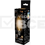 Лампа светодиодная филаментная Gauss 11Вт цок.: E14 свеча 220B 2700K св. свеч. бел.теп. C37 (упак.: 10 шт) (103801111), фото3