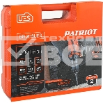 Дрель-шуруповерт Patriot BR 203UES, Аккумуляторная, 20В, 2 АКБ, Кейс, фото 1