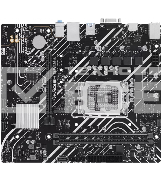 Материнская плата ASUS PRIME H610M-K, LGA 1700, Intel H610, 2xDDR5, 4xSATA, 1xM.2, 1xPCIe 4.0 x16, 1x1Gb LAN, 2xUSB-A 3.2 Gen 1, 4xUSB-A 2.0, 1xHDMI, 1xVGA, 3x3.5 мм, 1xRS-232, 7.1, mATX