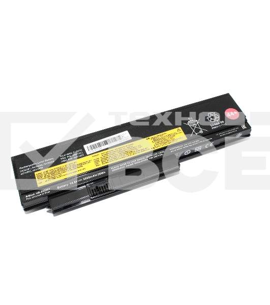 Аккумуляторная батарея для ноутбука Lenovo X230-4S1P14.8V 2600mAh OEM черный