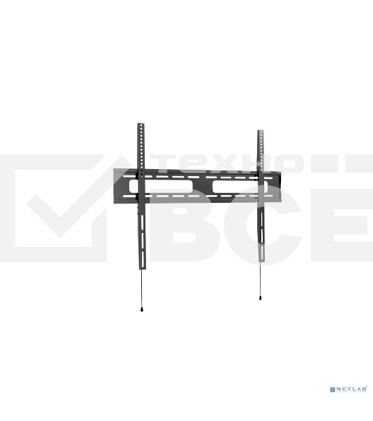 Универсальное фиксированное настенное крепление Wize WF63 для 42'-85' LCD телевизоров, VESA 800х600, расстояние от стены 2.6 см, до 80 кг, черный