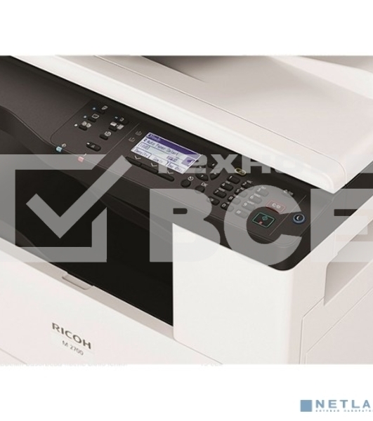 Цифровое МФУ Ricoh M 2700(A3, 27 стр/мин,копир/принтер/цв.сканер/сеть/дуплекс/автоподатчик/девелопер/тонер
