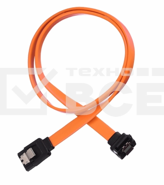 Кабель а/в GOPOWER Длина 0.5 м Разъёмы SATA (m)-SATA (m) Цвет черный / оранжевый 00-00029042