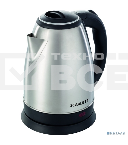 Чайник электрический Scarlett SC-EK21S26 1.8л. 1800Вт серебристый (корпус: нержавеющая сталь)