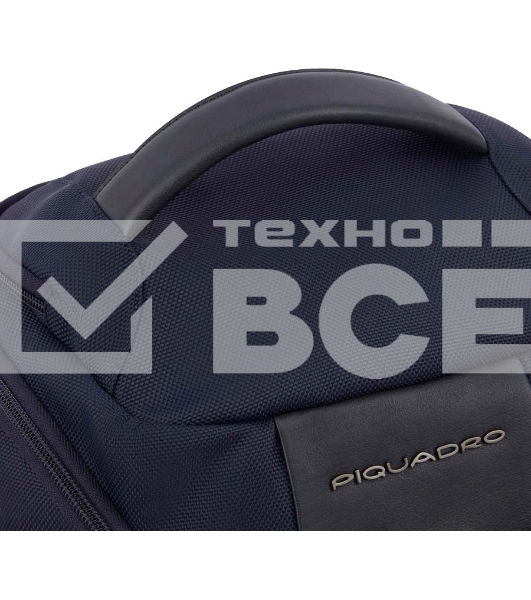 Сумка дорожная Piquadro Brief2 BV6154BR2/BLU, нейлон/натур.кожа, синий