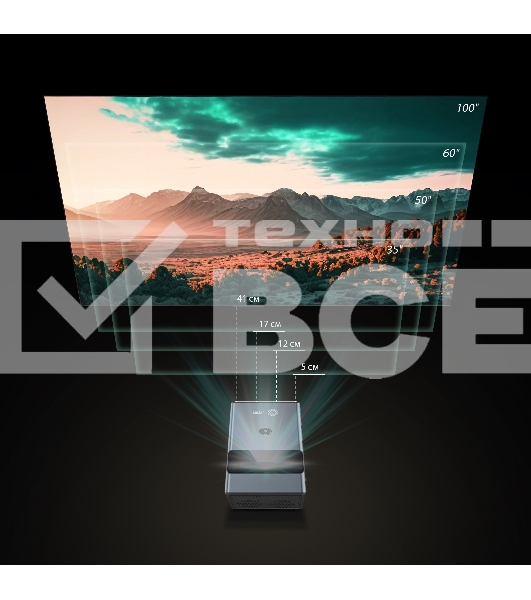 Проектор Cactus CS-PRU.03B.WUXGA-A DLP 6500Lm (1920x1080) 2000:1 ресурс лампы:30000часов 1xUSB typeA 1xHDMI 1.5кг