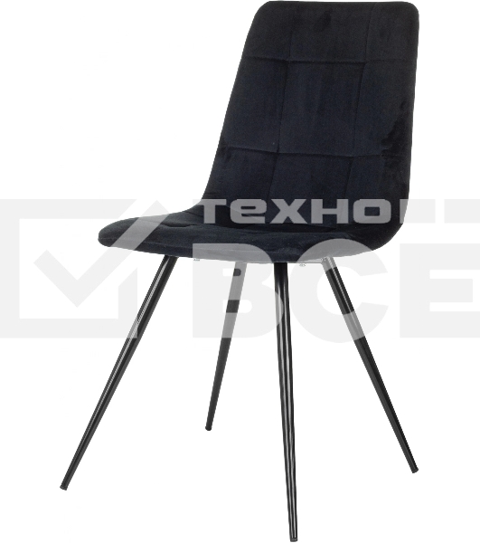 Стул для дома Бюрократ CH-K1_4 комплект 4 шт черный Holland 75 металл черный на ножках (CH-K1_1/HL75_4)