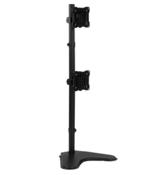 Кронштейн ONKRON D208FS для двух мониторов 13'-32' настольный, черный
