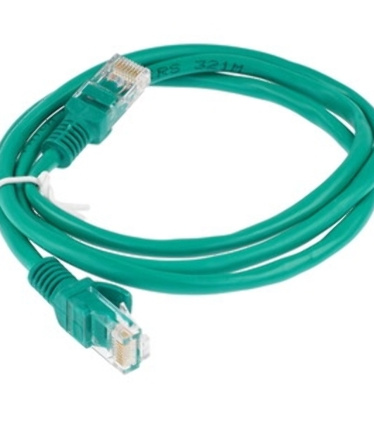 Патч-корд UTP Cablexpert cat.5e, 1м, литой, многожильный, зеленый