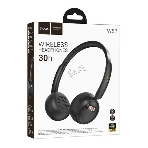 Беспроводные/проводные наушники Hoco W62 коричневый, полноразмерные, Bluetooth + проводной, складная конструкция, до 20 ч., фото7