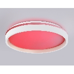 Светодиодный светильник RGB Ambrella light FZ607 WH/GD белый/золото IP20 66W 3000K-6500K+RGB D490*85 (ПДУ ИК), фото7