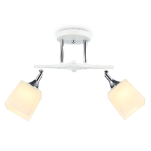 Светильник Ambrella light TR303062/2 WH/CH/FR белый/хром/белый матовый E27/2 max 40W 560*145*260
