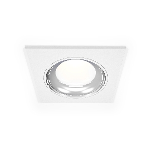 Комплект встраиваемого светильника Ambrella light XC7631061 SWH/PSL белый песок/серебро полированное MR16 GU5.3 (C7631, N7022)