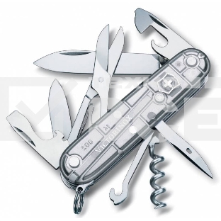 Нож перочинный Victorinox Climber (1.3703.T7) 91мм 14функций серебристый полупрозрачный карт.коробка