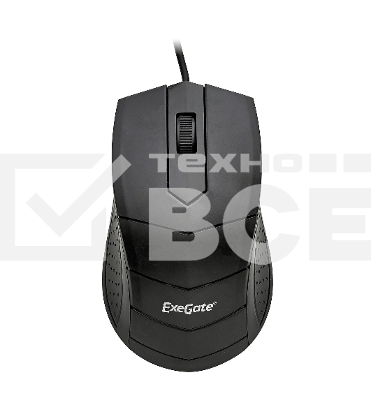 Мышь проводная ExeGate Professional Standard SH-9031 черный, 1000 dpi, USB, кнопки - 3