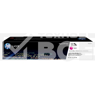 Картридж лазерный HP W2073A (HP 117A) пурпурный для HP Color Laser 150/170 700 страниц.