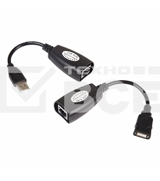 USB удлинитель по витой паре (8p8c) Rexant