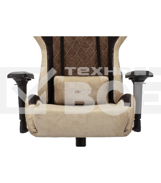 Кресло игровое Бюрократ VIKING 7 KNIGHT BR FABRIC коричневый текстиль/эко.кожа крестовина металл/пластик