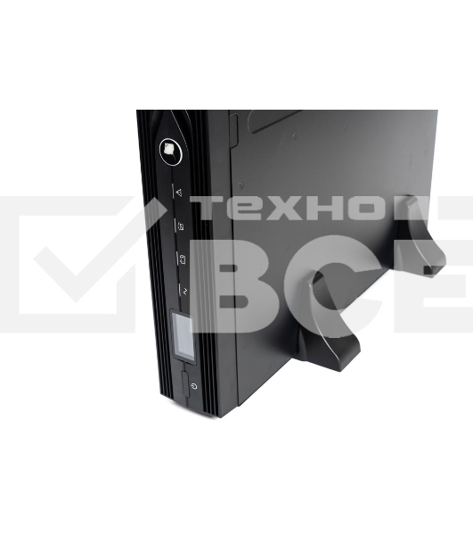 Источник бесперебойного питания SKAT-UPS 1000 RACK + 2x9Ah UPS 900 W, On-Line, sine, built-in rechargeable batteries 2 pcs x 9Ah