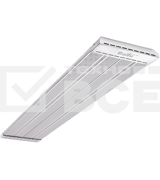 Обогреватель инфракрасный Ballu BIH-APL-3.0 серый, 3000 Вт, 60 м2