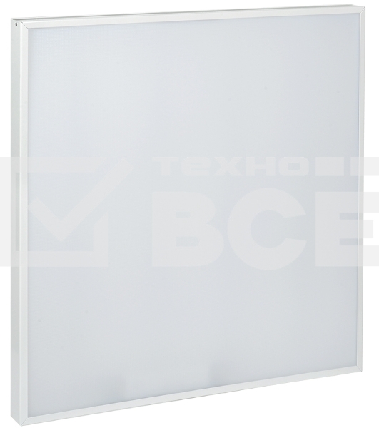 Светильник светодиодный Iek LDVO0-6576-50-4000-K01 ДВО 6576 595х595х25мм 50Вт 4000К опал аналог люм.свет. 4х18 накладных или в потолок Армстронг