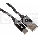Кабель USB (m)-USB Type-C (m) 2м черный, фото 1