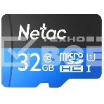 Флеш карта microSDHC 32GB Netac P500 <NT02P500STN-032G-S> (без SD адаптера) 80MB/s, фото2