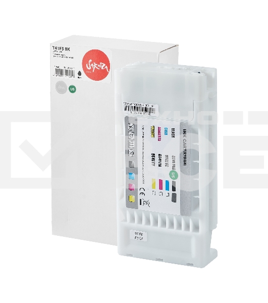 Струйный картридж Sakura C13T41F540 (T41F5 BK) для Epson, черный, 350 мл.